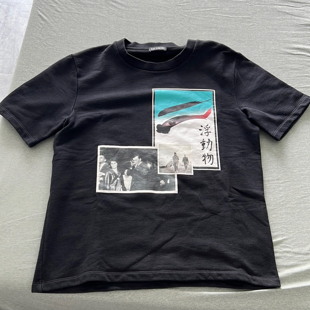 Raf Simons Graphic Tee Black XL